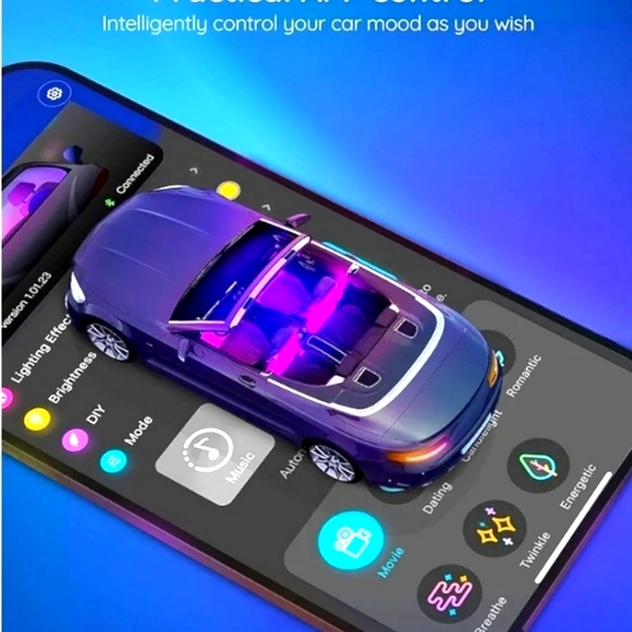 GOVEE LED SMART CAR INTERIOR LIGHTS - Picture 6 of 9